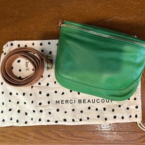 Clare V Fanny Pack - Parrot Green w/ Green Zipper - rare color